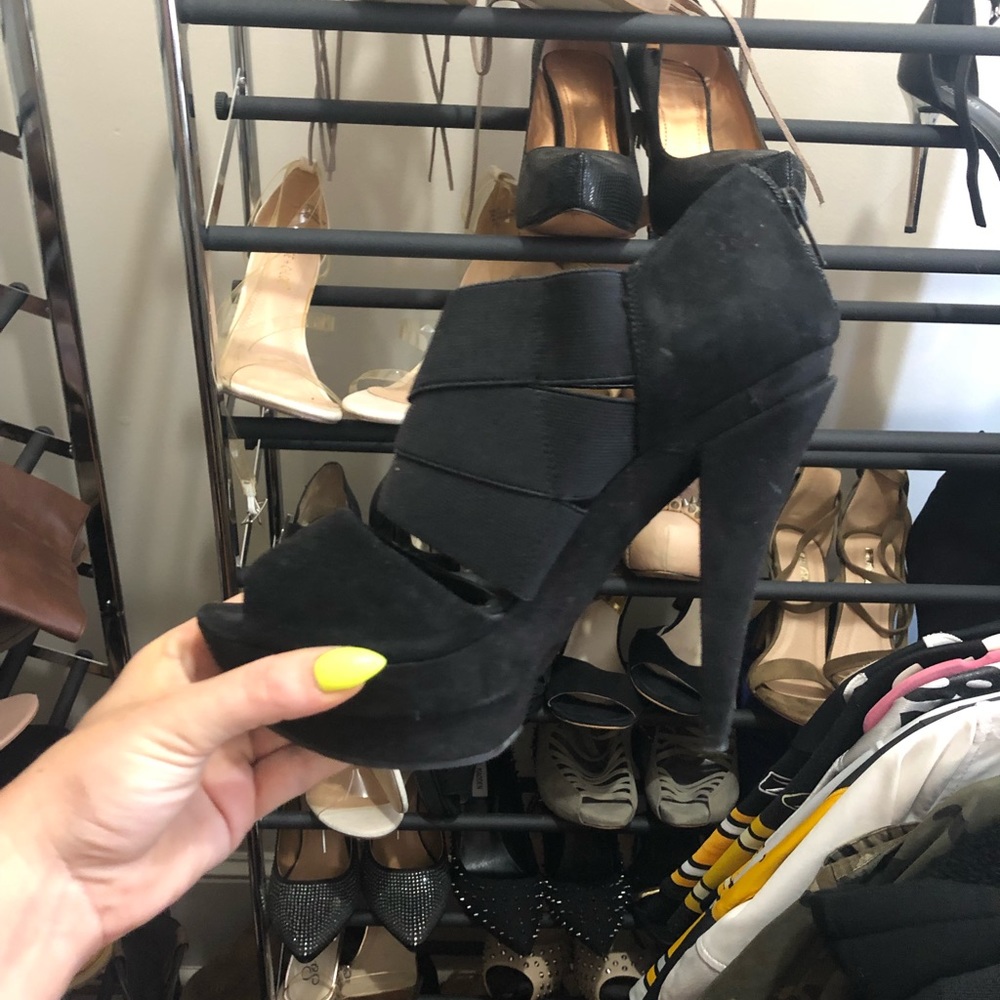 Black heels